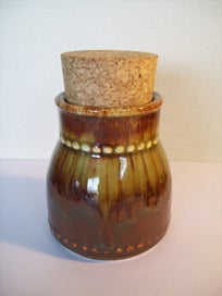 Listing 1 of 7 for TITIAN COUNTRY FAIR RANGE SMALL STORAGE JAR CIRCA 1960'S - 70'S
