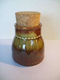 Listing 2 of 7 for TITIAN COUNTRY FAIR RANGE SMALL STORAGE JAR CIRCA 1960'S - 70'S