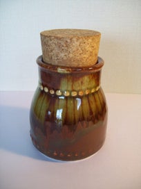 Listing 3 of 7 for TITIAN COUNTRY FAIR RANGE SMALL STORAGE JAR CIRCA 1960'S - 70'S