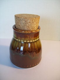 Listing 4 of 7 for TITIAN COUNTRY FAIR RANGE SMALL STORAGE JAR CIRCA 1960'S - 70'S