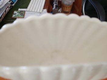 Listing 3 of 5 for Fabulously Midcentury SylvaC White Oyster SHELL Vase