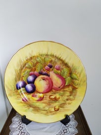Listing 2 of 4 for Aynsley Orchard Gold 26.5 cm Plate - signed N. Brunt