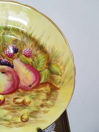 Listing 4 of 4 for Aynsley Orchard Gold 26.5 cm Plate - signed N. Brunt