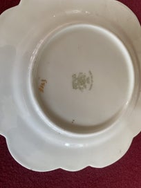 Listing 12 of 12 for Vintage Foley China Saucers Cups Plates 1895