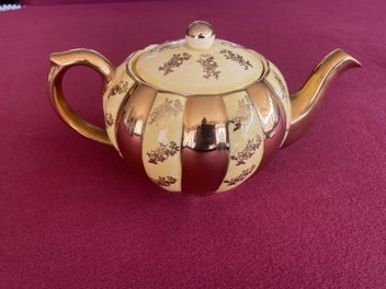 Listing 1 of 5 for Vintage Gibsons Hand Decorated Tea Pot Gold and Yellow