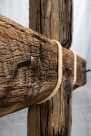 Listing 2 of 7 for Large, Rustic Timber Cross/Crucifix