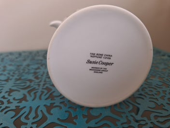 Listing 2 of 2 for Susie Cooper Neptune Milk Jug & Sugar Bowl