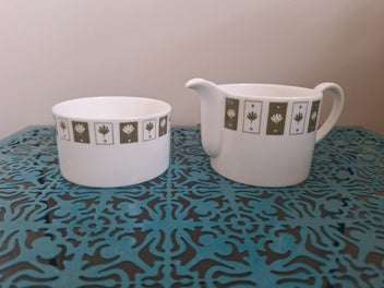 Listing 1 of 2 for Susie Cooper Neptune Milk Jug & Sugar Bowl