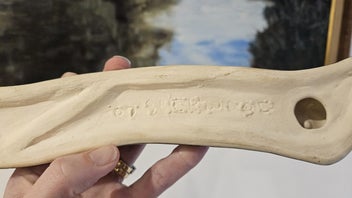 Listing 3 of 9 for OT Sherwood Pottery Wall Sculpture Hanging - Vintage Nz Pottery - Titian Studios