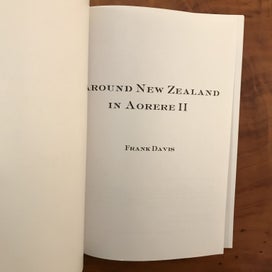 Listing 2 of 11 for AROUND NEW ZEALAND IN AORERE II by Frank Davis