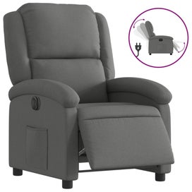 Listing 2 of 7 for Vida Xl Electric Recliner Chair Dark Grey Fabric