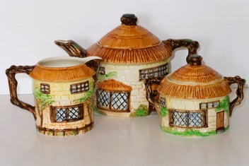 Listing 1 of 2 for ***VINTAGWE BESWICK WARE TEAPOT, CRAMER AND SUGAR POT***