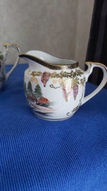 Listing 2 of 6 for Kutani Porcelain Creamer and Sugar Bowl