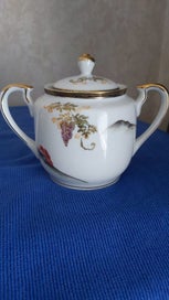Listing 5 of 6 for Kutani Porcelain Creamer and Sugar Bowl
