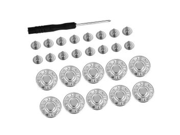 Listing 1 of 9 for 10PCS 17mm Jeans Button Men Women Sewing-Free Detachable Pants Change Waist