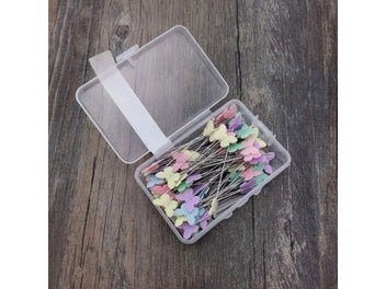 Listing 5 of 8 for 100 Pcs/Box Patchwork Pins Positioning Needle Sewing Marker Needle Dressmaking