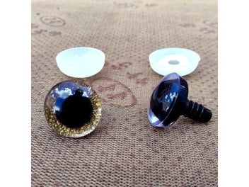 Listing 5 of 9 for 20pcs 3D Plastic Safety Eyes For Crochet Toys Glitter Amigurumi Plush Dolls
