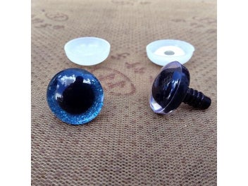Listing 7 of 9 for 20pcs 3D Plastic Safety Eyes For Crochet Toys Glitter Amigurumi Plush Dolls