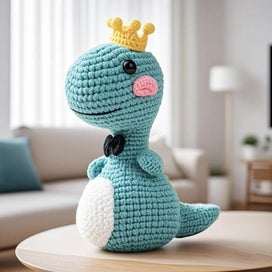 Listing 5 of 6 for Dinosaur Crochet Kit for Beginners with Step-by-Step Video Tutorials