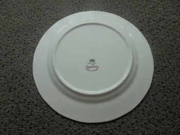 Listing 2 of 2 for Queen Anne pink roses pattern bone china side plate