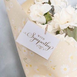 Listing 2 of 3 for Gold Foil Card & Envelope With Sympathy Pack 25