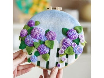 Listing 1 of 9 for 20x20cm DIY Wool Painting Kits With Frame Modern Creative DIY Wool Needle Felt
