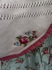 Listing 9 of 20 for Baby Girls Overalls With Matching jacket size 3 months