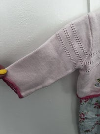 Listing 11 of 20 for Baby Girls Overalls With Matching jacket size 3 months