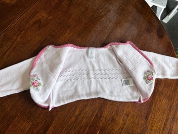 Listing 18 of 20 for Baby Girls Overalls With Matching jacket size 3 months