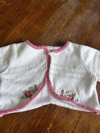 Listing 17 of 20 for Baby Girls Overalls With Matching jacket size 3 months