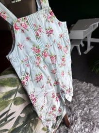 Listing 6 of 20 for Baby Girls Overalls With Matching jacket size 3 months
