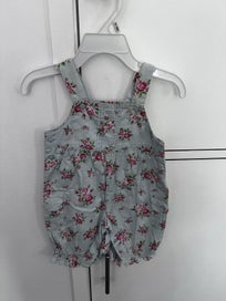 Listing 4 of 20 for Baby Girls Overalls With Matching jacket size 3 months
