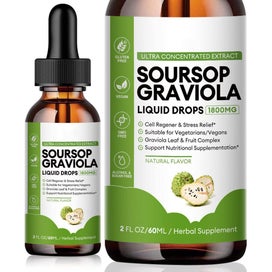 Listing 5 of 9 for 60ML Soursop Graviola Extract Liquid Drop Immune Digestive Support
