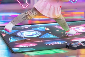 Listing 8 of 10 for Lovelys Dance Mat 2-Player Dance Pad for Girls Boys Electronic Dancing Mat
