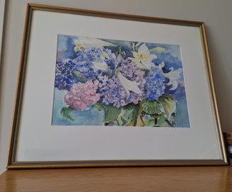 Listing 4 of 15 for +++ ORIGINAL " PAT? WILLIAMS " FLORAL PAINTING +++