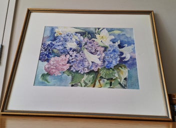 Listing 5 of 15 for +++ ORIGINAL " PAT? WILLIAMS " FLORAL PAINTING +++