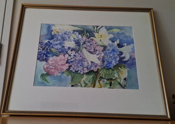 Listing 6 of 15 for +++ ORIGINAL " PAT? WILLIAMS " FLORAL PAINTING +++