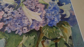 Listing 15 of 15 for +++ ORIGINAL " PAT? WILLIAMS " FLORAL PAINTING +++