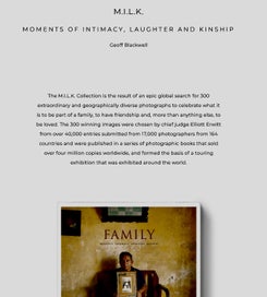Listing 1 of 14 for FAMILY; A MILK Book; Exquisite Photographic Celebration.