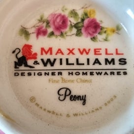 Listing 7 of 7 for SIMPLY GORGEOUS Vintage Maxwell Williams "Peony" Trio