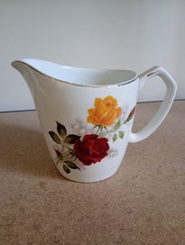 Listing 1 of 5 for Large Alfred Meakin Glo-White Porcelain Pitcher Jug