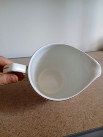 Listing 3 of 5 for Large Alfred Meakin Glo-White Porcelain Pitcher Jug