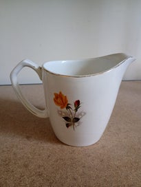 Listing 2 of 5 for Large Alfred Meakin Glo-White Porcelain Pitcher Jug