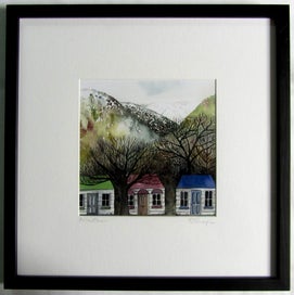 Listing 2 of 6 for BRIDGET PAAPE "ARROWTOWN" DIGITAL PRINT FROM ORIGINAL WATERCOLOUR