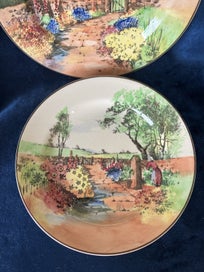 Listing 3 of 5 for Royal Doulton Country Garden plates D4932 circa 1930