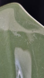 Listing 8 of 8 for CARLTONWARE TWO TONE LEAF PLATE Olive/Cream