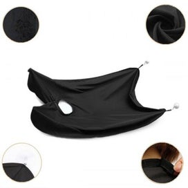 Listing 3 of 4 for Hz12074 Man Beard Care Apron Trimmer Hair Shave Bathroom Supply Black