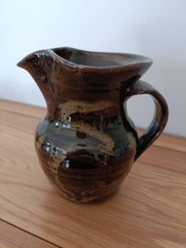 Listing 1 of 8 for Handcrafted Stoneware Milk Jug / Creamer Impressed 'J' Maker's Mark
