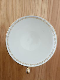 Listing 6 of 6 for Plant Tuscan China Teacup | Gold Lace & Hand-Painted Flowers (Pre-Royal Tuscan)