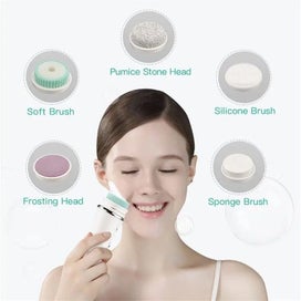 Listing 4 of 6 for Hod Health & Home Professional 5 In 1 Facial Cleansing Brush Electric Wash Clean